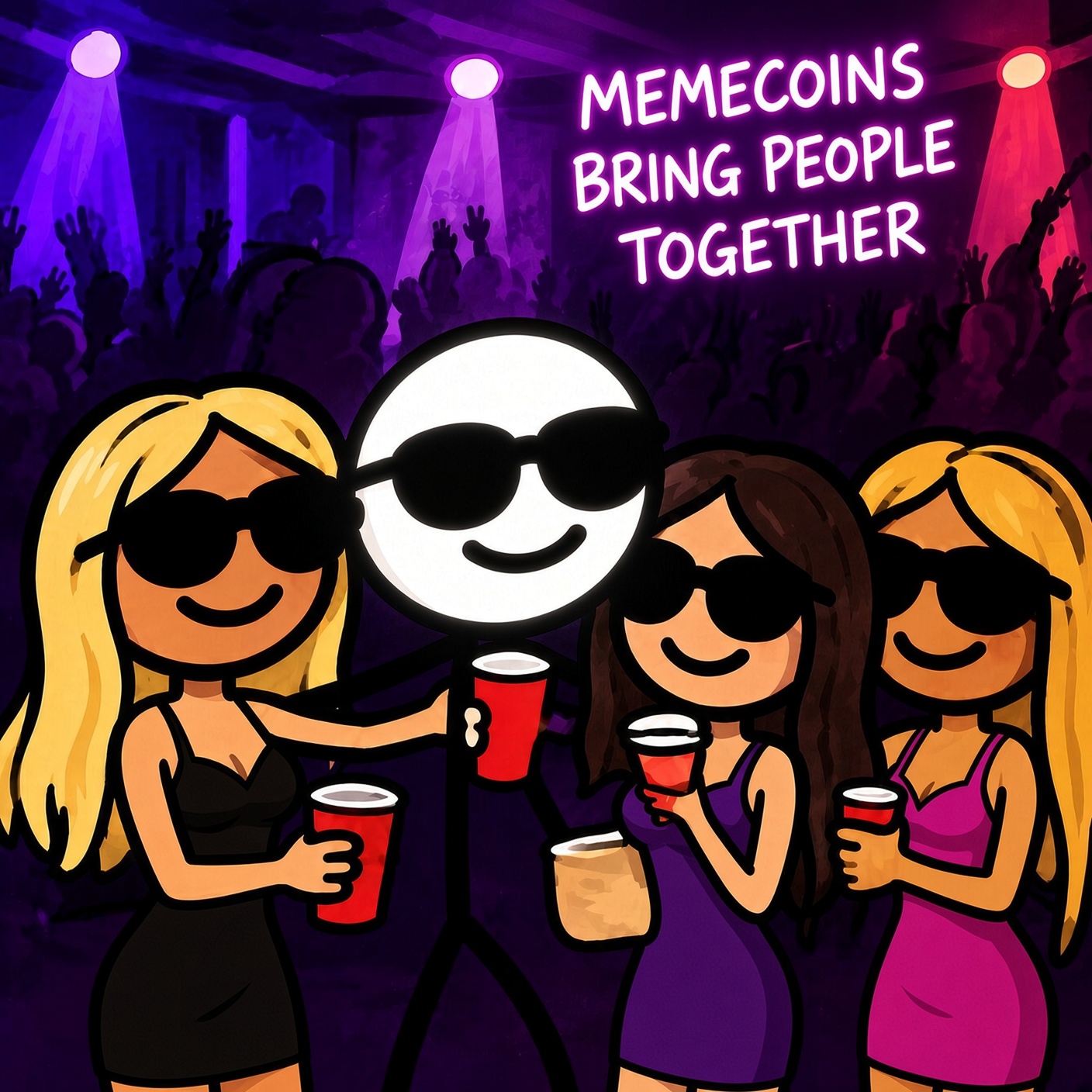 Jimmy with friends at a party